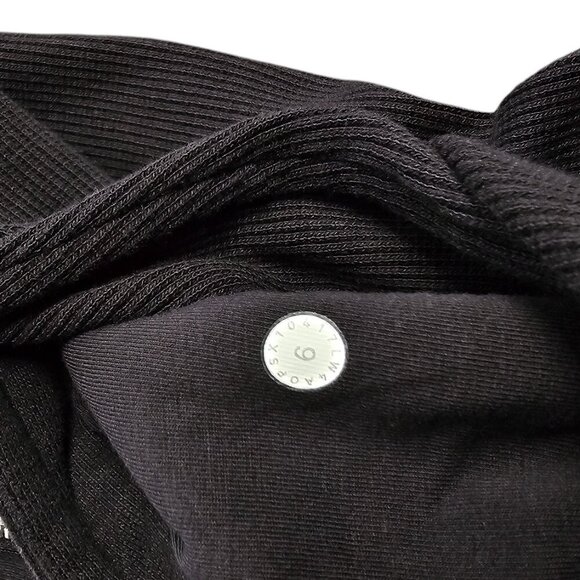 Lululemon Womens Radiant Jacket ll , Black, Full Zip, Cotton Fleece, Size 6 - Picture 4 of 8